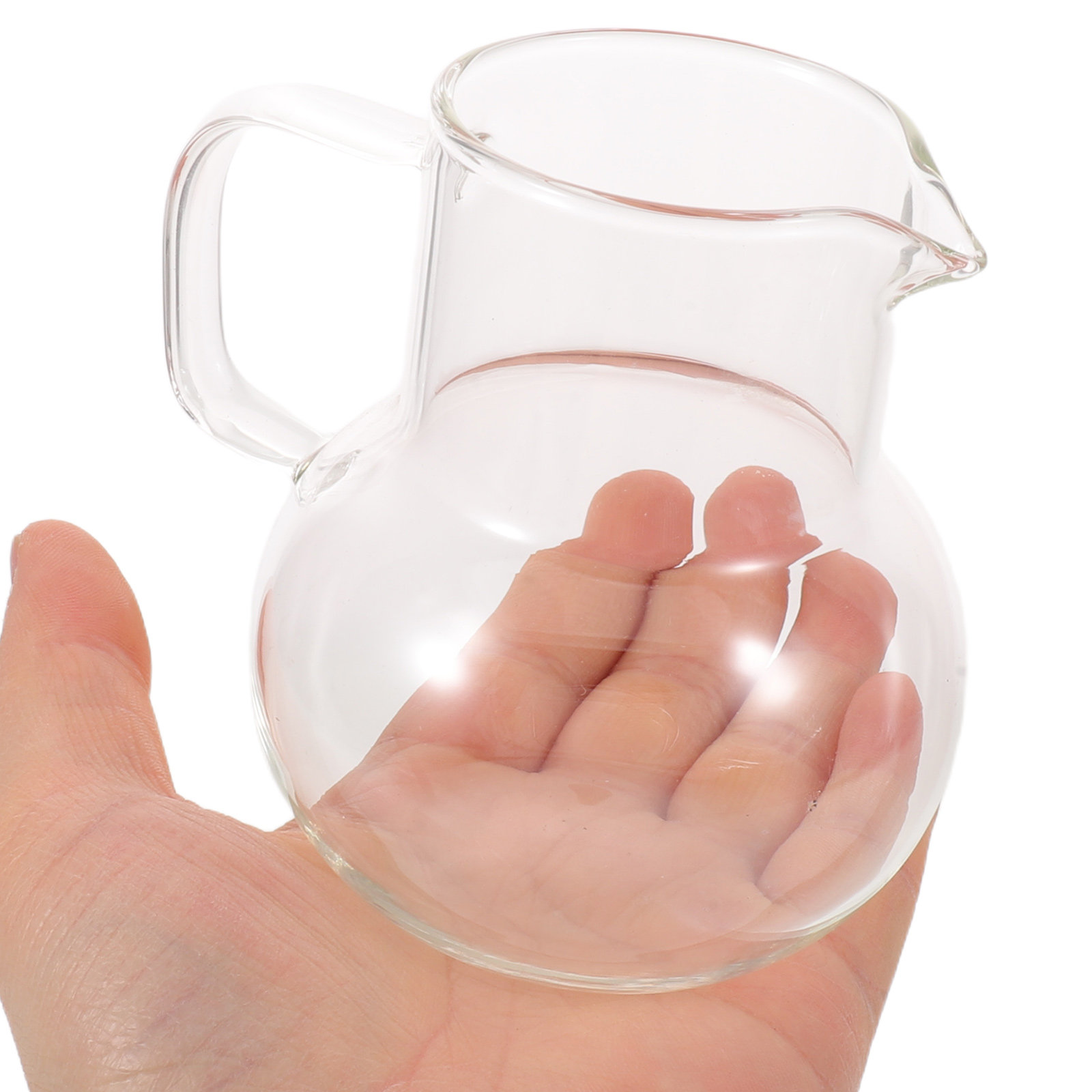 Pour Spout Pitcher - 6.8oz 200Ml Glass Pitcher Sharp Spout