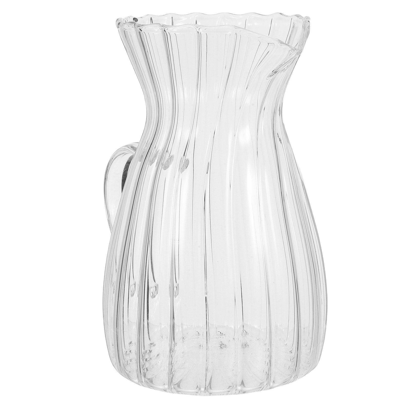 Pour Spout Pitcher - 500Ml Glass Milk Creamer Pitcher with