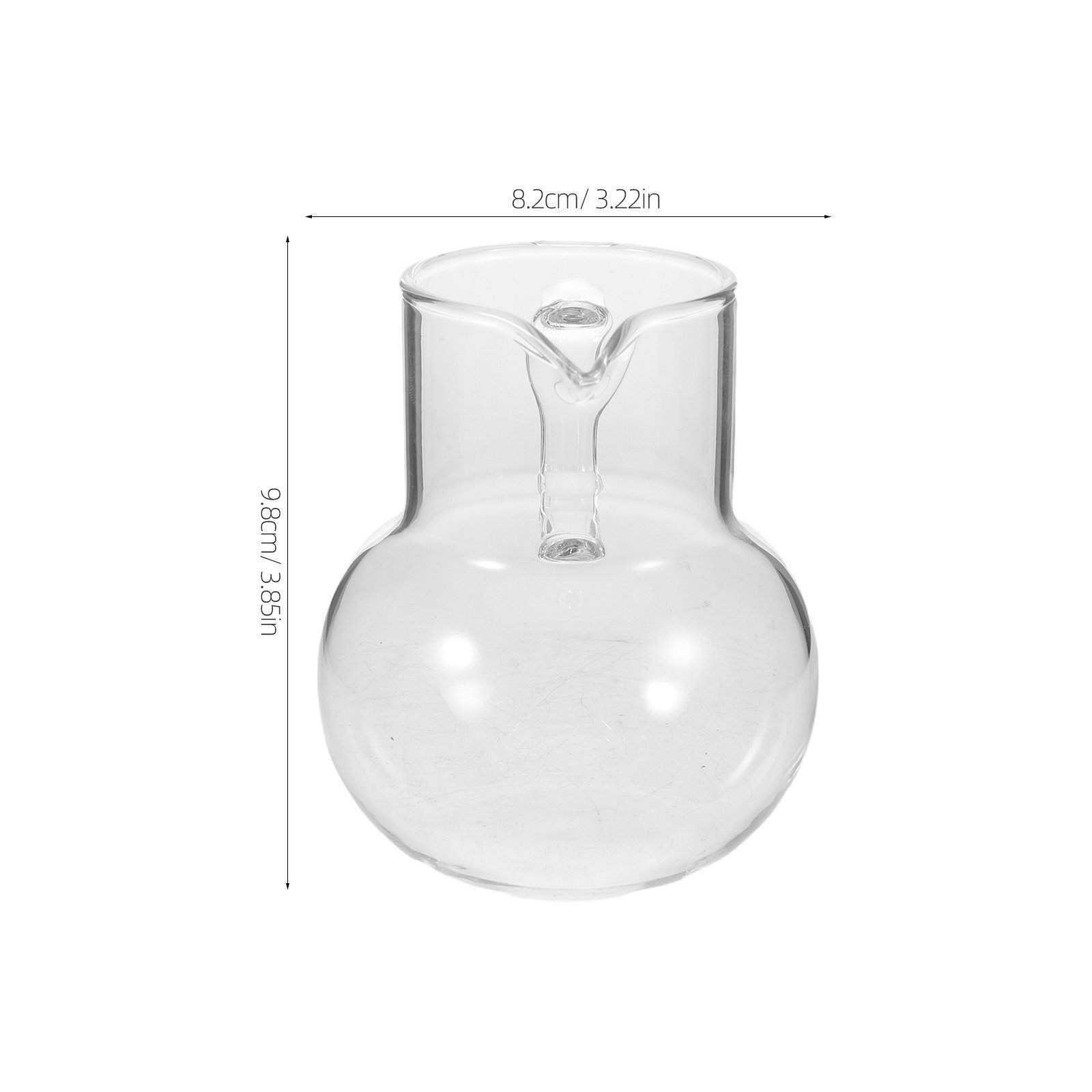 6.8oz 200Ml Glass Frothing Pit - Pour Spout Pitcher ulasan dan harga
